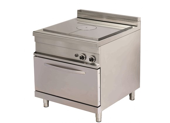 Solid Top Cooker with Oven