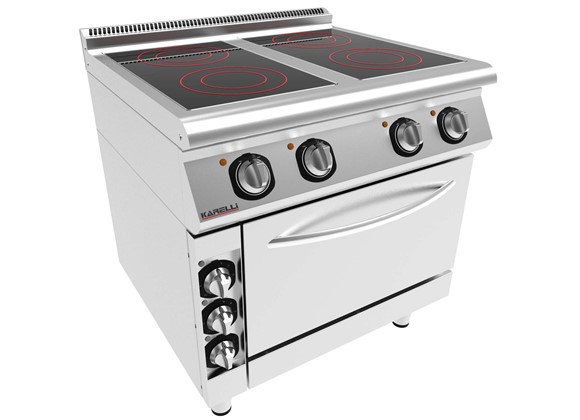 Seran Glass Cooker with Oven / Elc