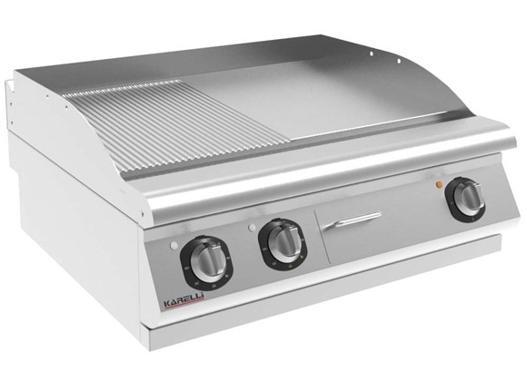 Grill - ½ Smooth + ½ Ribbed / Elc