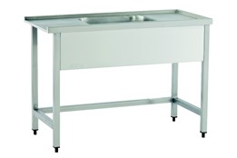 Dishwasher Inlet Table with Sink