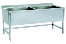Sink Unit/Double/with Deep Sinks