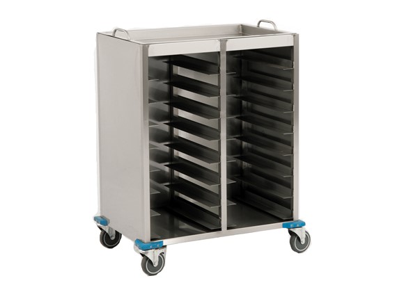 Self Service Tray Collecting Trolley(72 pcs 28*40 Tray)